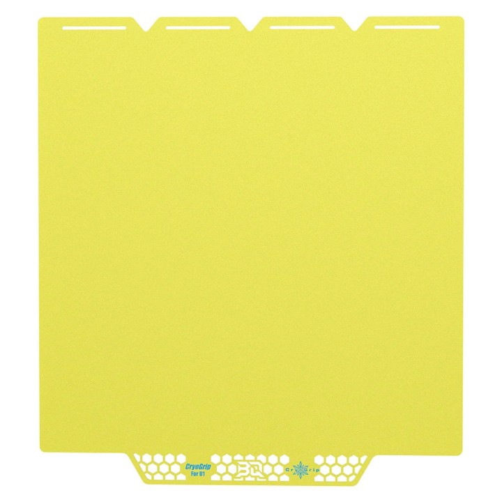 BIQU - Plateau CryoGrip Pro - Snapmaker U1 - Jaune glacé fin - (Glacier Fine Textures)