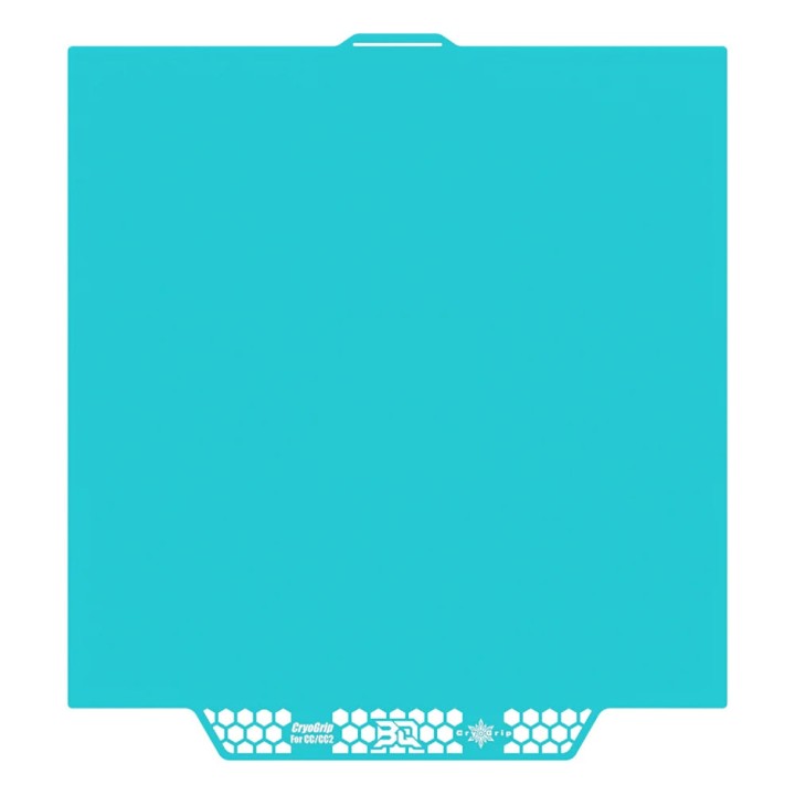 BIQU - Plateau d'impression CryoGrip Pro pour Elegoo CC/CC2 - Bleu glacé lisse (Glacier Fine Textures) - 256 x 256 mm
