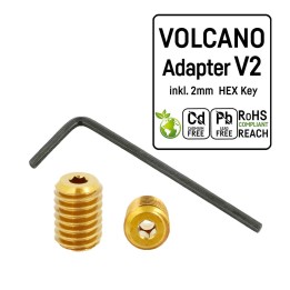 CNC Kitchen - Adaptateur Volcano  V2 pour Buse V6  (Volcano Adapter V2)