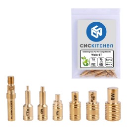 CNC Kitchen - Pannes à Souder M2-M8 V2 pour Weller ET - Kit de 7 pièces