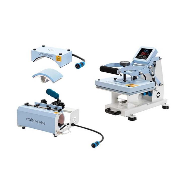 Craft Express - Heat Press Combo - Machine de Presse 3 en 1
