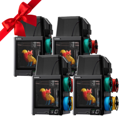 Elegoo - Pack4 x Centauri Carbon 2 Combo - Imprimante 3D avec Multicol