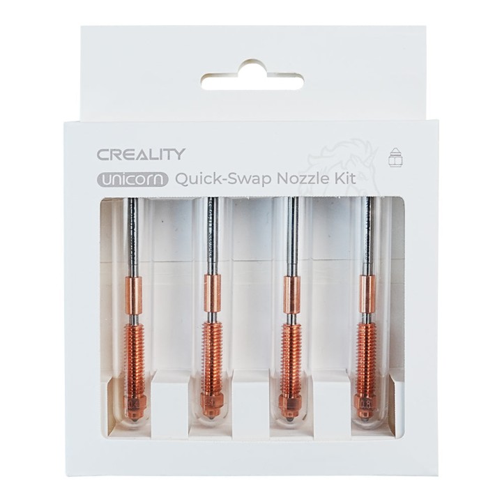 Creality - Kit de 4 Buses Unicorn K1 serie / Ender-3 V3 et Ender-3 V3 plus - (0,4mm - 0,6mm - 0,8mm)