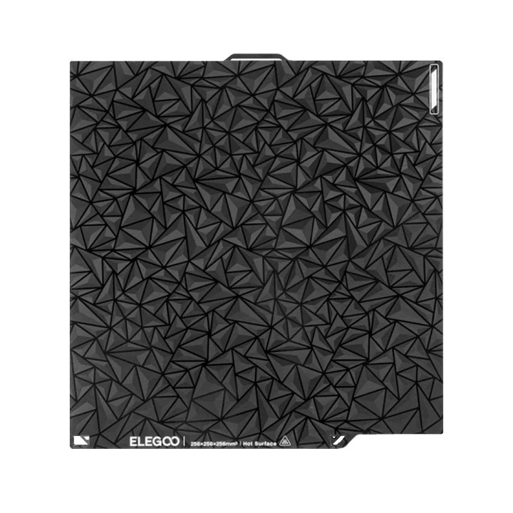 Elegoo - Centauri Carbon - Plateau d'Impression Double Face - Surface Diamand/PEI Lisse