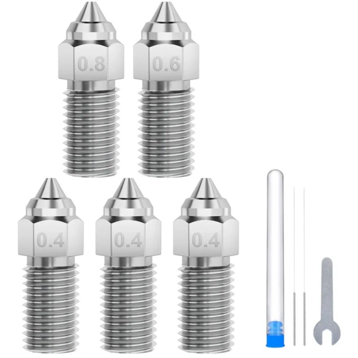Elegoo - Kit de Buses en Acier Trempé pour Neptune 4/Pro - Lot de 5