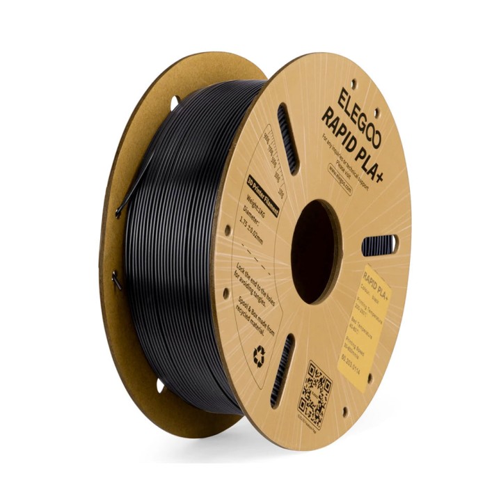 Elegoo - Rapid PLA+ - Noir (Black) - 1,75 mm - 1 kg