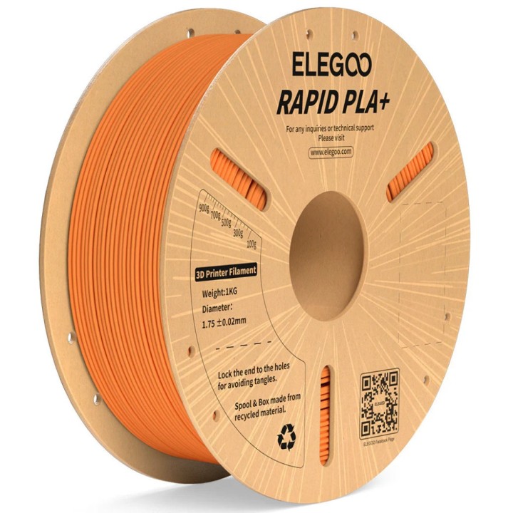 Elegoo - Rapid PLA+ - Orange - 1,75 mm - 1 kg