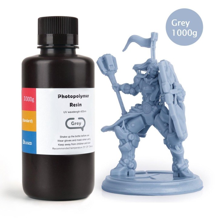 ELEGOO - Résine UV ABS-Like - Gris (Grey) - 1 kg