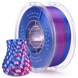 Elegoo - Silk PLA - Bleu Magenta (Blue Magenta) - 1,75 mm - 1 kg