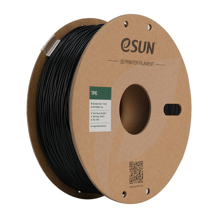 eSun - eLastic (TPE-83A) - Noir (Black) - 1,75 mm - 1 kg