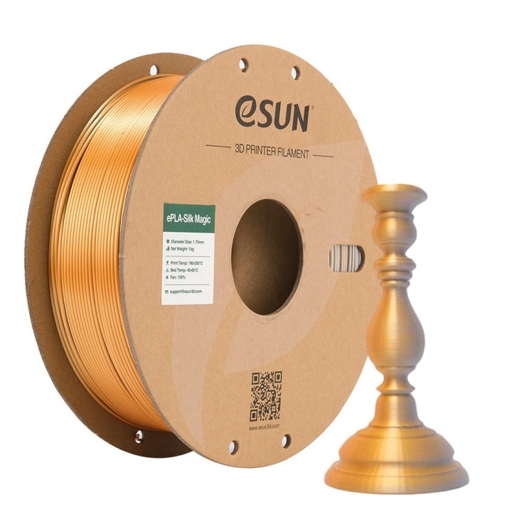 eSun - eSilk-PLA Magic - Or Argent (Gold Silver) 1,75 mm - 1 kg