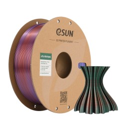 eSun - eSilk-PLA Mystic - Cuivre/Violet/Vert (Copper Purple Green) 1,75 mm - 1 kg