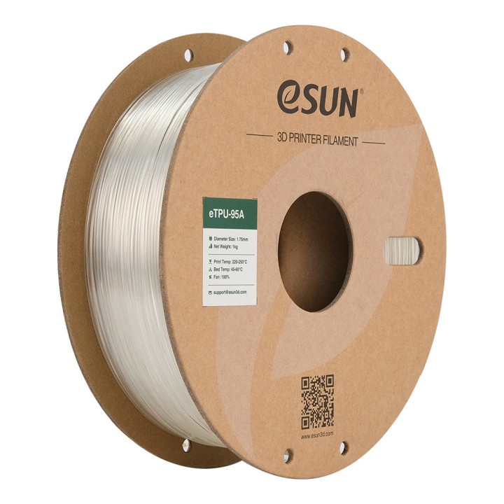 eSun - eTPU-95A - Transparent (Clear) - 1,75 mm - 1 kg