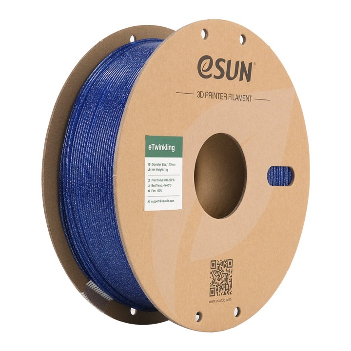 eSun - eTwinkling PLA - Bleu (Blue) - 1,75 mm - 1 kg