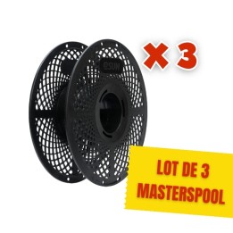 eSun - Lot de 3 eSpool+ 2.0 Noire - MasterSpool Bobine Réutilisable (Reusable Spool) ♻️ Consignées