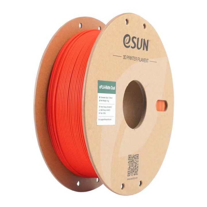 eSun - PLA Matte - Dual colors - Rouge Jaune (Red Yellow) - 1,75 mm - 1 kg