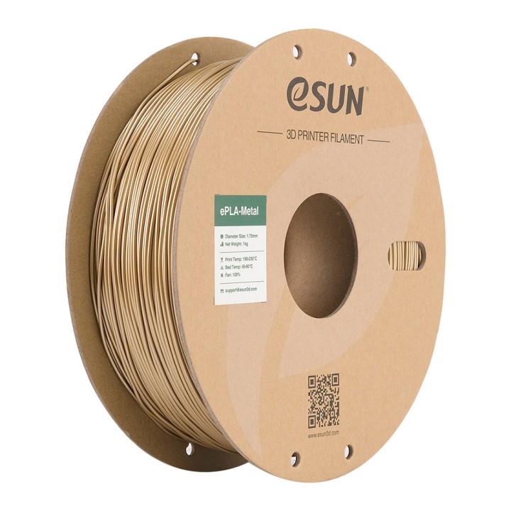 eSun - PLA Metal - Laiton Antique (Antique Brass) - 1,75 mm - 1 kg