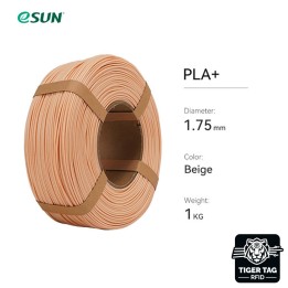 eSun - PLA+ - Beige - 1,75 mm - 1 kg Refill avec RFID TigerTag