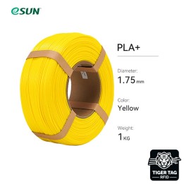 eSun - PLA+ CMYK Full Spectrum - Jaune (Yellow) - 1,75 mm - 1 kg Refill avec RFID TigerTag
