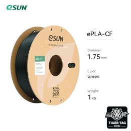 eSun - PLA-CF - Vert (Green) - 1.75 mm - 1 kg