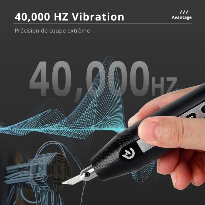 Hanboost - Cutter ultrasons sans fil C1 (Wireless Ultrasonic Cutter C1)