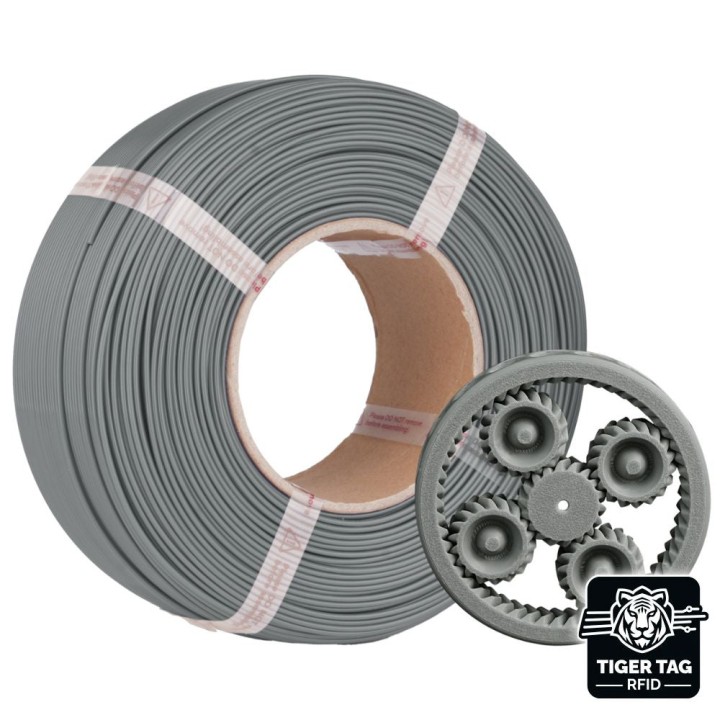Jamg He - ABS - Gris (Grey) - 1,75 mm - 1 kg - Refill avec RFID TigerTag