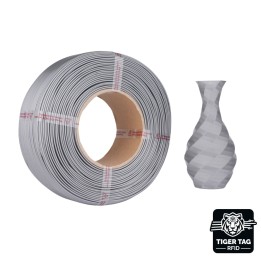 Jamg He - PETG - Argent (Silver) - 1,75 mm - 1 kg - Refill avec RFID TigerTag