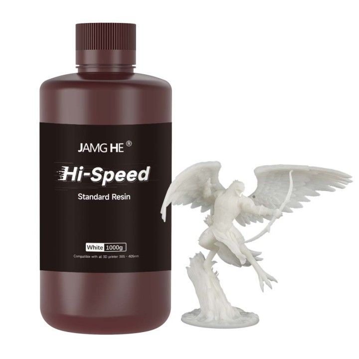 Jamg He - Résine UV Standard Hi-Speed - Blanc (White) - 1 kg
