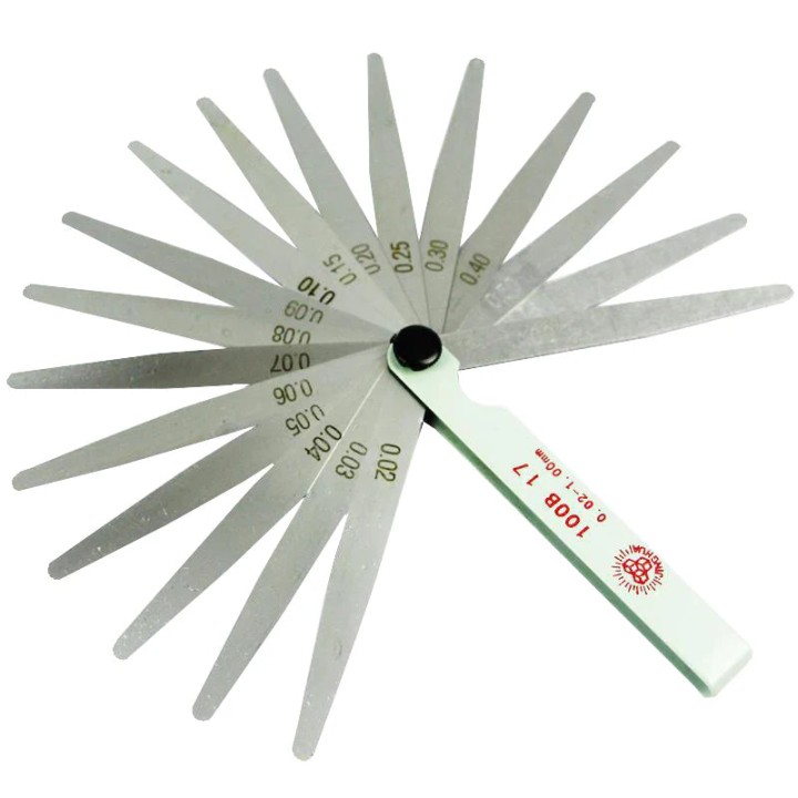Outils de Précision - Jeu de 17 cales de 0.02 mm à 1 mm