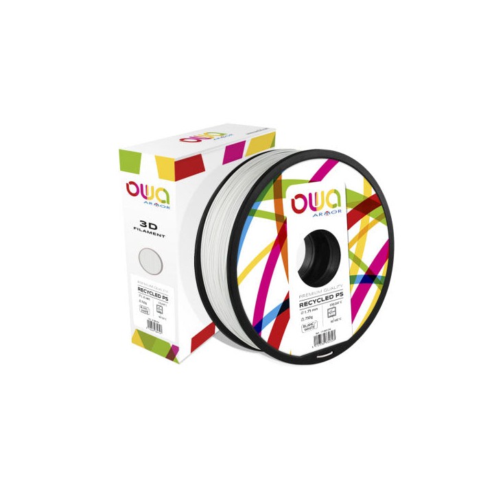 Owa - PS Recyclé - Blanc (White) - 1.75 mm - 750 g