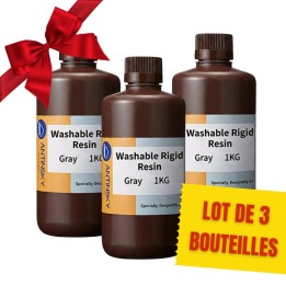 Pack Antinsky - 3x Water Washable Rigid Resin - Gris (Gray) - 1 kg
