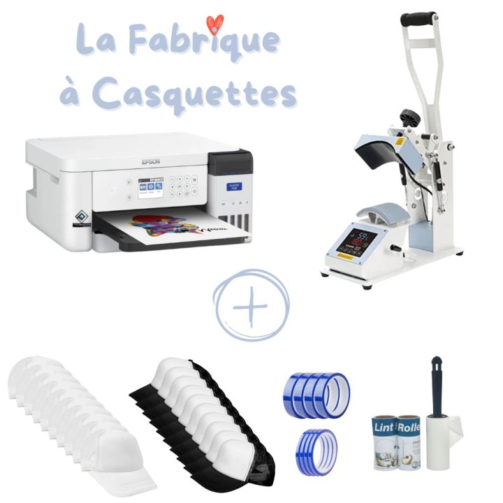 Pack complet - La Fabrique à Casquettes à Sublimer