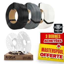 Pack Refill Rosa3D - Shadow - PLA Starter x3 + Masterspool Offerte