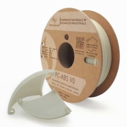 Nanovia - PC-ABS V0 (non inflammable) - Blanc - 1,75 mm - 500 g