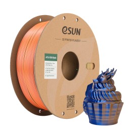 eSun - eSilk-PLA Mystic - Bleu/Orange/Vert (Blue Orange Green) 1,75 mm - 1 kg
