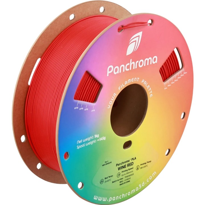 Panchroma Basic PLA - Rouge Vin (Wine Red) - 1,75 mm - 1 kg