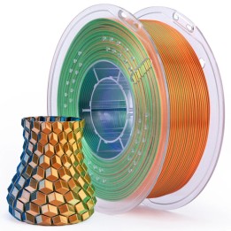 Elegoo - Silk PLA - Bleu Vert Orange (Blue Green Orange) - 1,75 mm - 1 kg