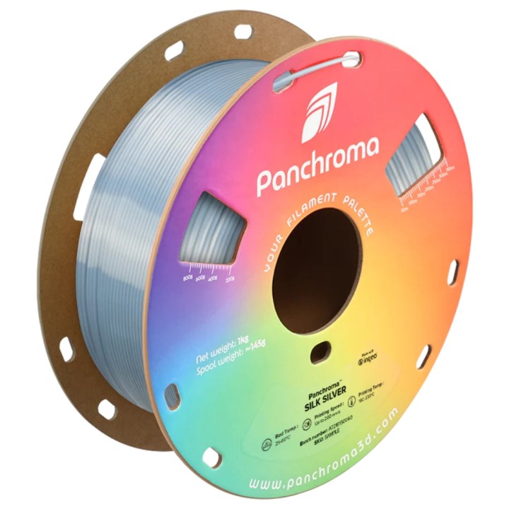 Panchroma PLA - Argent Soie (Silk Silver) - 1,75 mm - 1 kg
