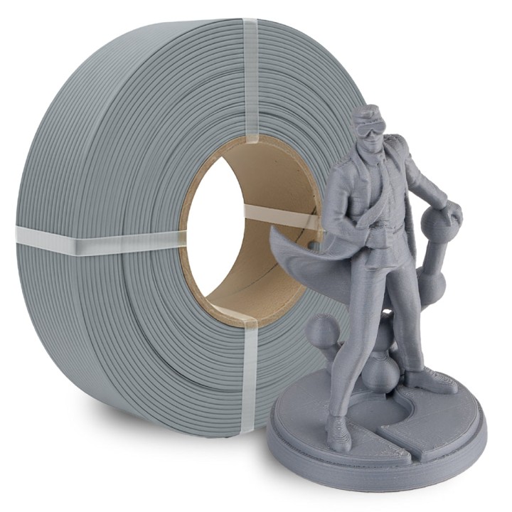 Panchroma PLA - Mat Gris Fossile (Matte Fossil Grey) - 1,75 mm - 1 kg - Refill