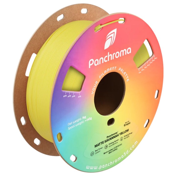 Panchroma PLA - Mat Jaune Savane (Matte Savannah Yellow) - 1,75 mm - 1 kg
