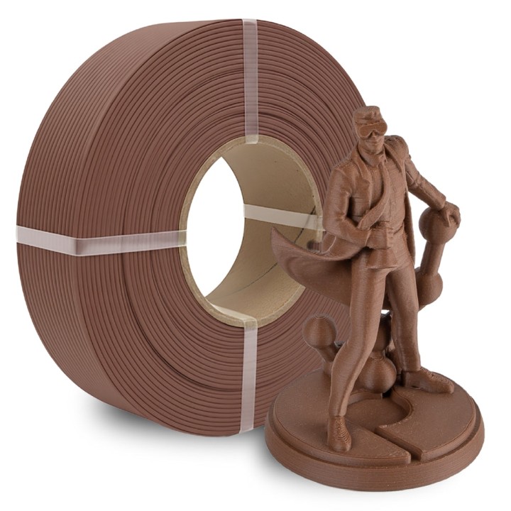 Panchroma PLA - Mat Marron Terre (Matte Earth Brown) - 1,75 mm - 1 kg - Refill