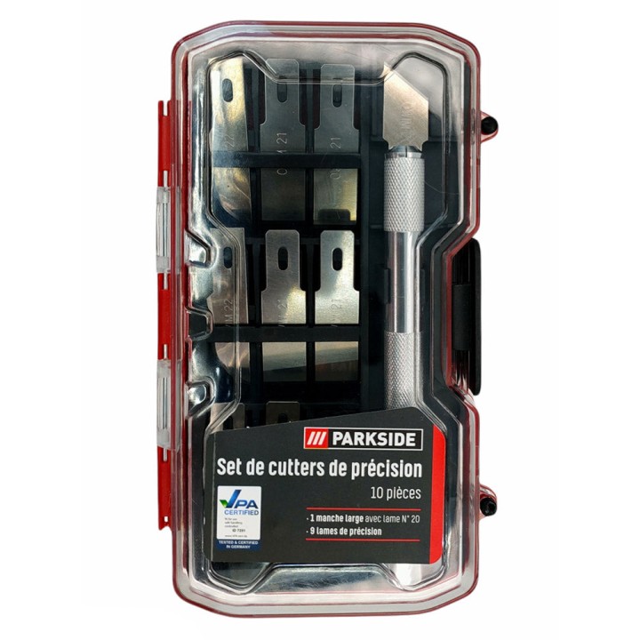 ParkSide - Set de cutters de précision (10 pièces)