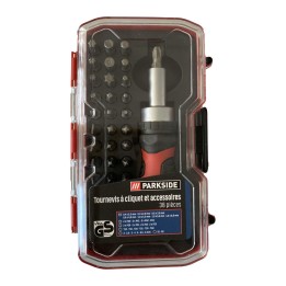 ParkSide - Tournevis à cliquet et accessoires (38 pièces)
