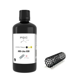 Poc Lab - Résine UV ABS-Like ESD - Noir - 0,5 kg