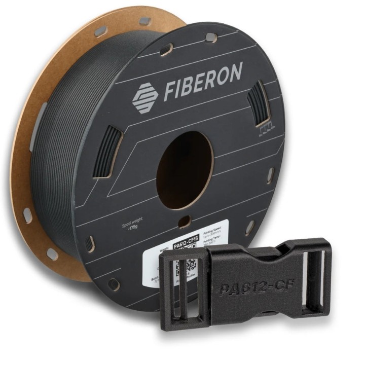 Polymaker - Fiberon - PA612-CF15 Noir (Black) - 1,75 mm - 500g