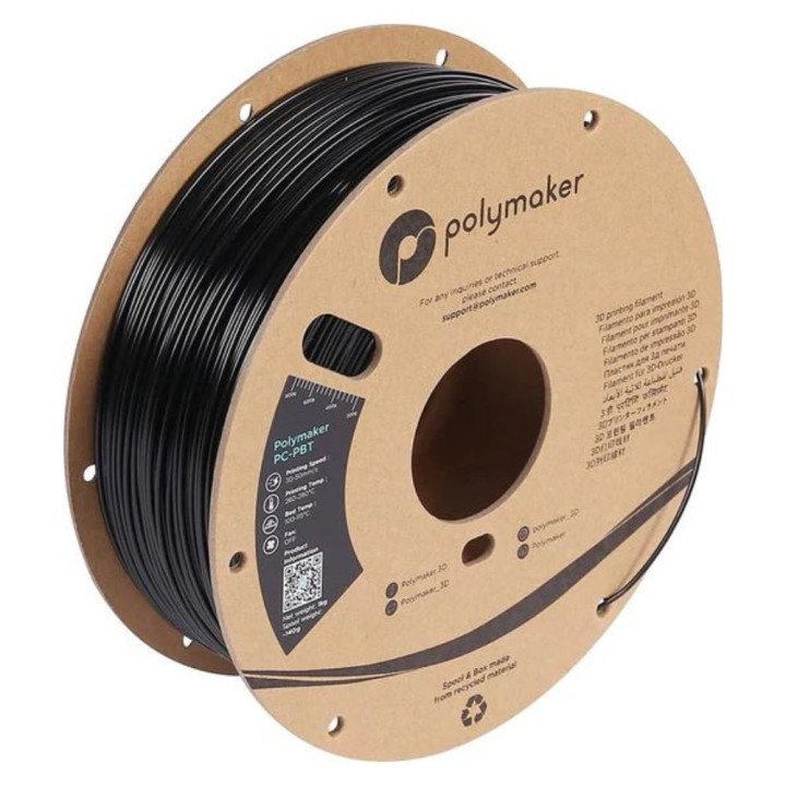 Polymaker - PC-PBT - Noir (Black) - 1,75 mm - 1 kg