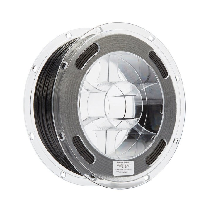 Polymaker - PolyMide PA12-CF (Nylon 12) - Noir (Black) - 1,75 mm - 500 g