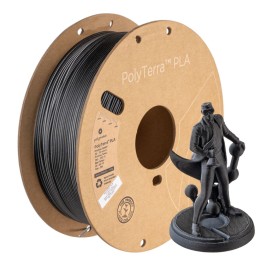 Polymaker - PolyTerra Dual PLA - Shadow Black - Blanc/Noir (White/Black) - 1,75 mm - 1 kg
