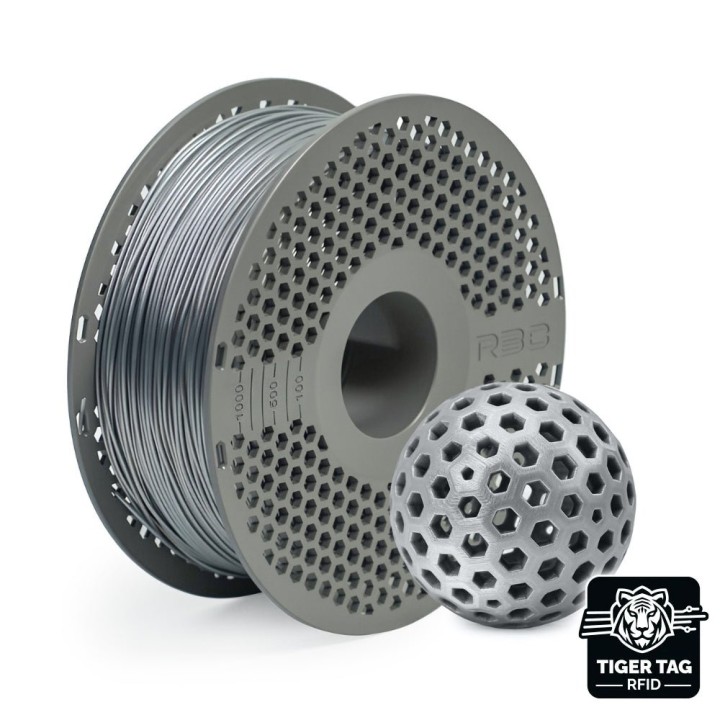 R3D - PEBA 90A - Argent (Silver) - 1,75 mm - 1 kg avec RFID TigerTag