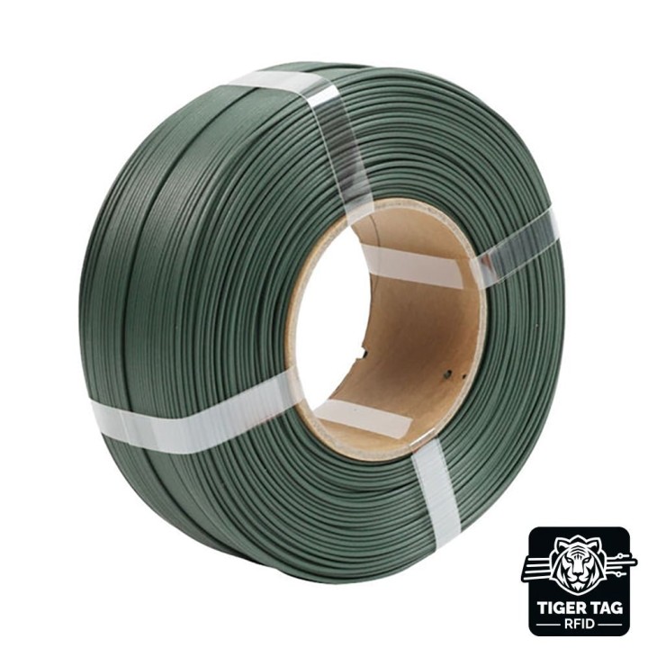 R3D - PETG-CF High-Speed (Carbon) - Vert Olive (Olive Green) - 1,75 mm - 1 kg Refill avec RFID TigerTag